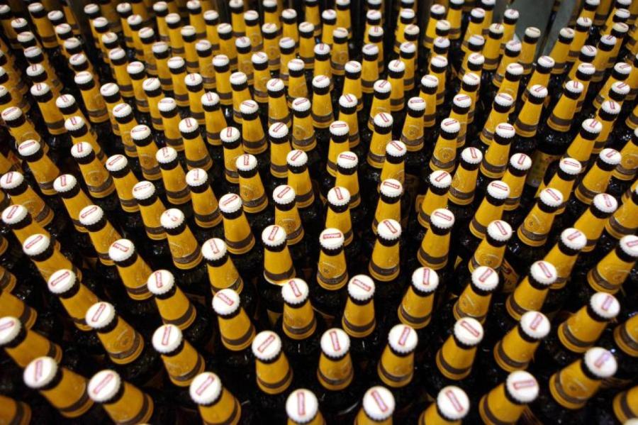 Производство пива в Латвии за четыре месяца сократилось на 21,6%