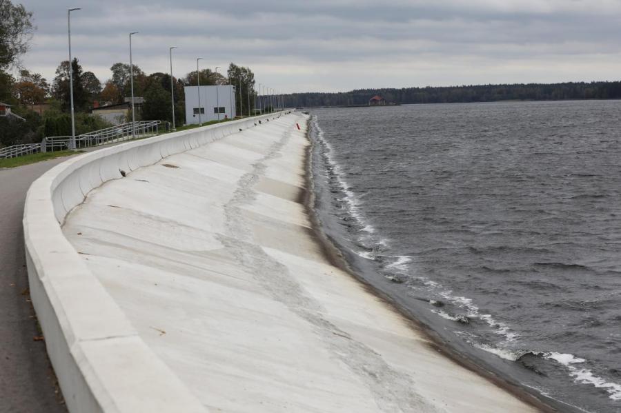 Уровень воды в водохранилище Рижской ГЭС на этой неделе понизится