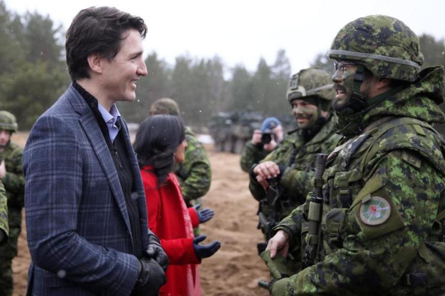 Латвию посещает премьер-министр Канады