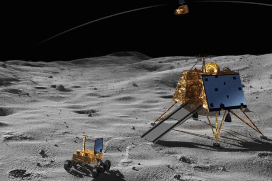 Индия успешно запустила исследовательскую миссию с луноходом к Луне