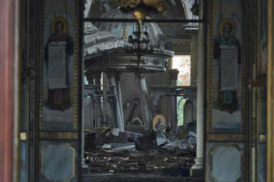 Обстреляв Одессу, армия РФ разрушила православный собор