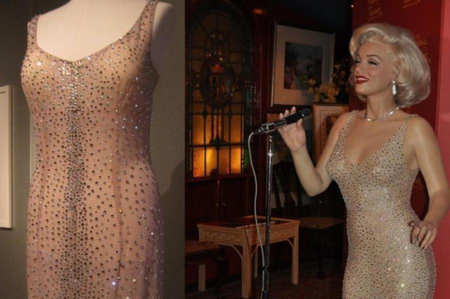 20 слоев и 6000 страз: как создавалось культовое «голое» платье Мэрилин Монро