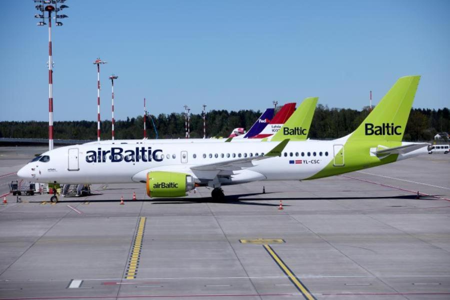 airBaltic за первое полугодие получила прибыль в размере 14,604 млн евро