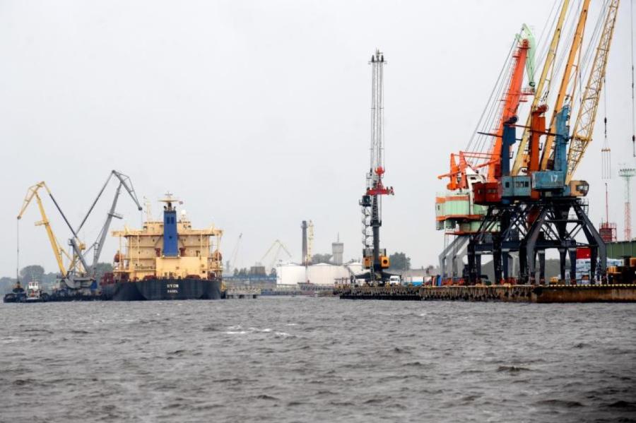 Грузооборот латвийских портов за семь месяцев уменьшился на 15,3%