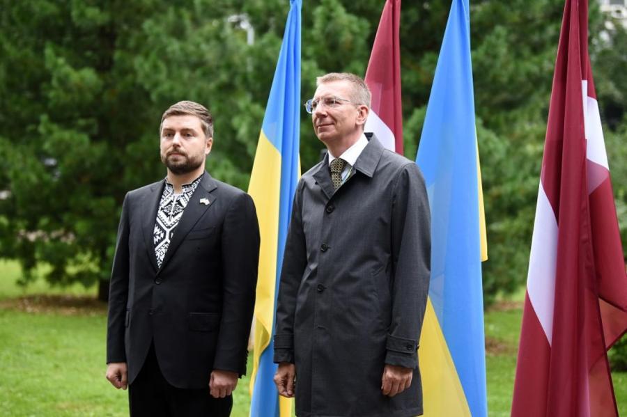 В Латвии отмечают День независимости Украины