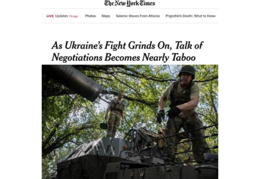 The New York Times низко оценивает шансы переговоров о прекращении огня (ВИДЕО)