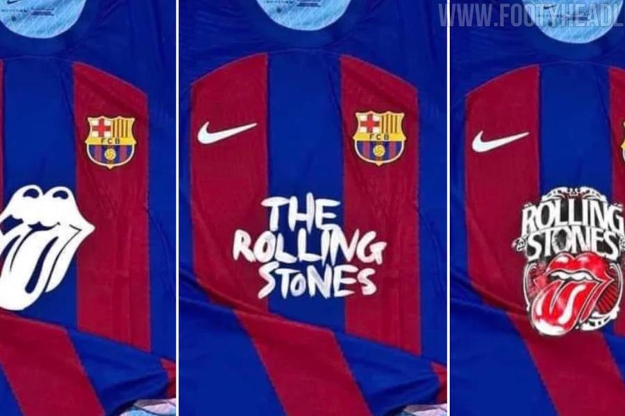 Барселона сыграет против Реала в футболках с логотипом Rolling Stones