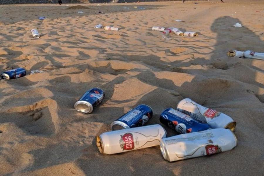 Мусорные бренды - больше всего мусора на пляжах Риги производит Winston