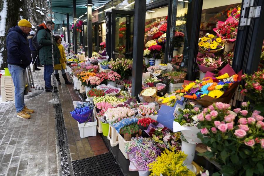 Латвийские компании продолжают экспортировать цветы в Россию на миллионы евро