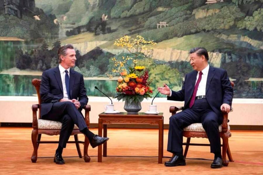 Калифорнийский губернатор Гэвин Ньюсом ведет сепаратные игры с КНР (ВИДЕО)