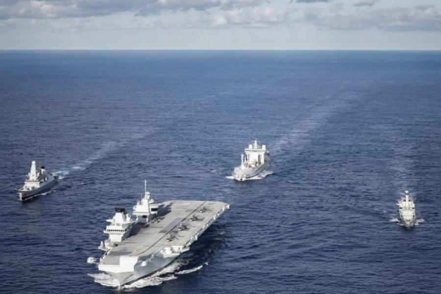 В декабре Британия выводит военнный флот в Мировой океан (ВИДЕО)