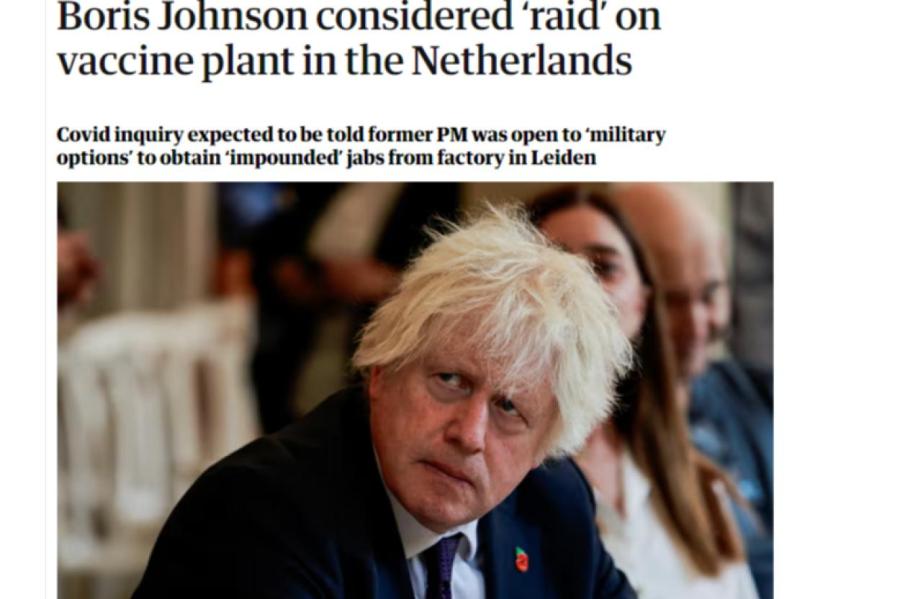 Guardian: Джонсон во время пандемии планировал силовой рейд в Нидерланды (ВИДЕО)