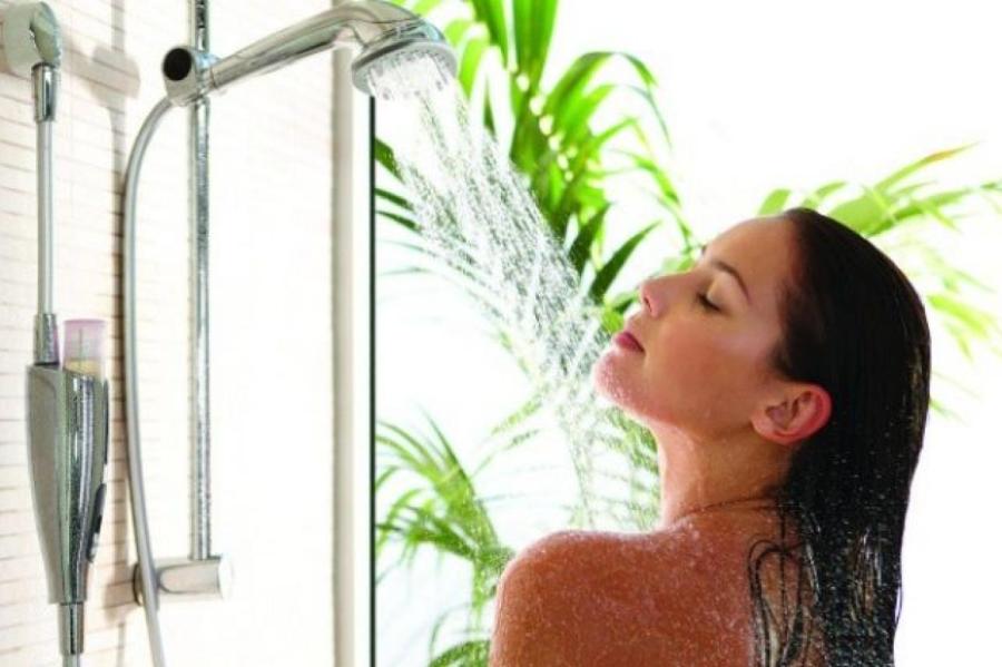 Как сделать летний душ из профнастила