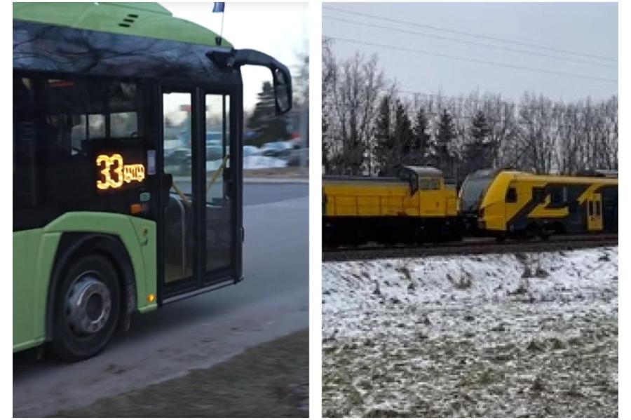 Просто остановился на морозе: новые «зеленые» автобусы Риги пошли путем поездов?