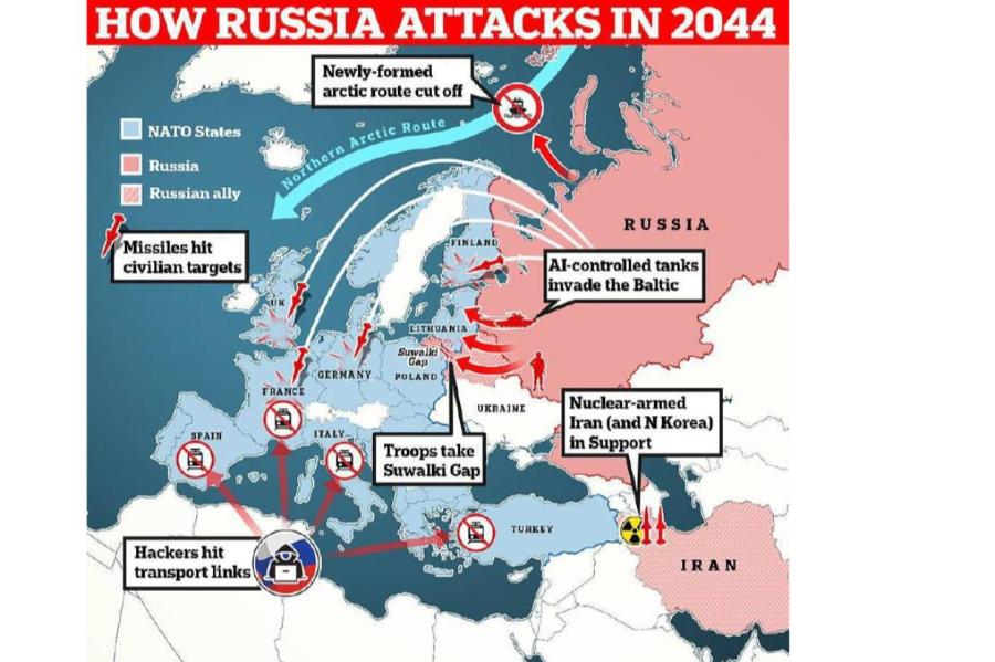 В Лондоне опубликовали план атаки 92-летнего Путина на Западную Европу (ВИДЕО)