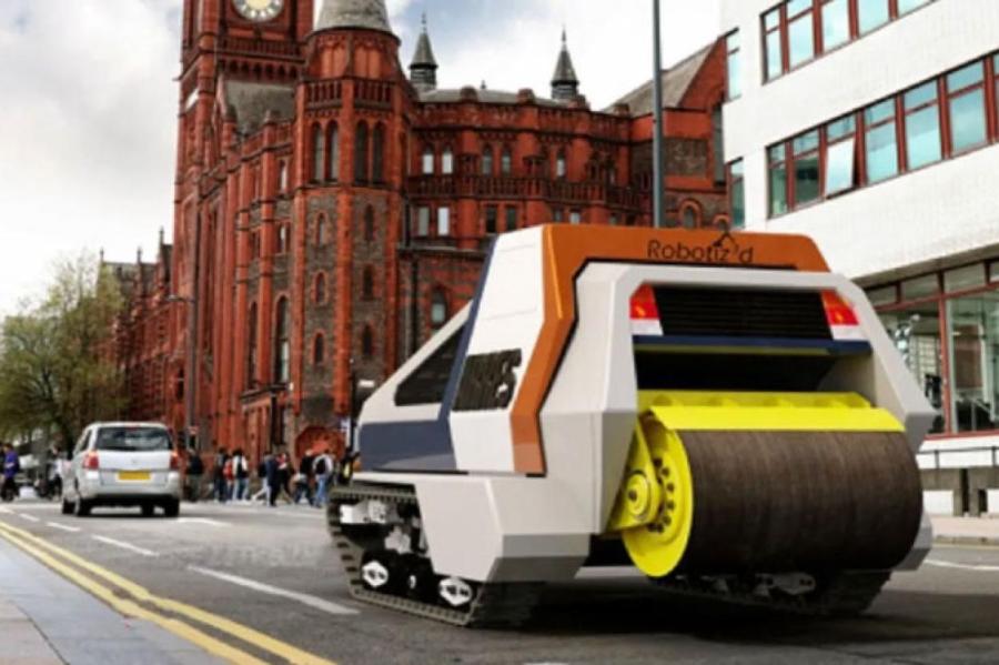 В Великобритании выпускают робота для автономного ремонта дорог