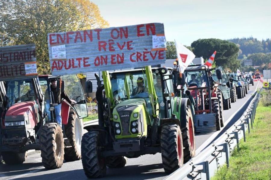 Бельгийские фермеры заблокируют автобан вблизи Люксембурга