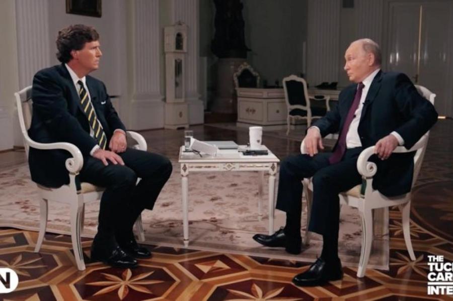 Путин и Карлсон: об Украине, договоренностях, истории и...Латвии