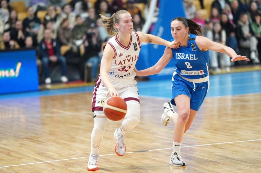 Латвийские баскетболистки разгромили Израиль в квалификации чемпионата Европы