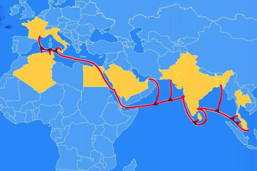 Назло хуситам: в два раза повысят мощность кабеля на дне Красного моря