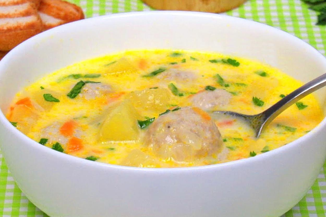 Рецепт сырного супа с фрикадельками (ВИДЕО)