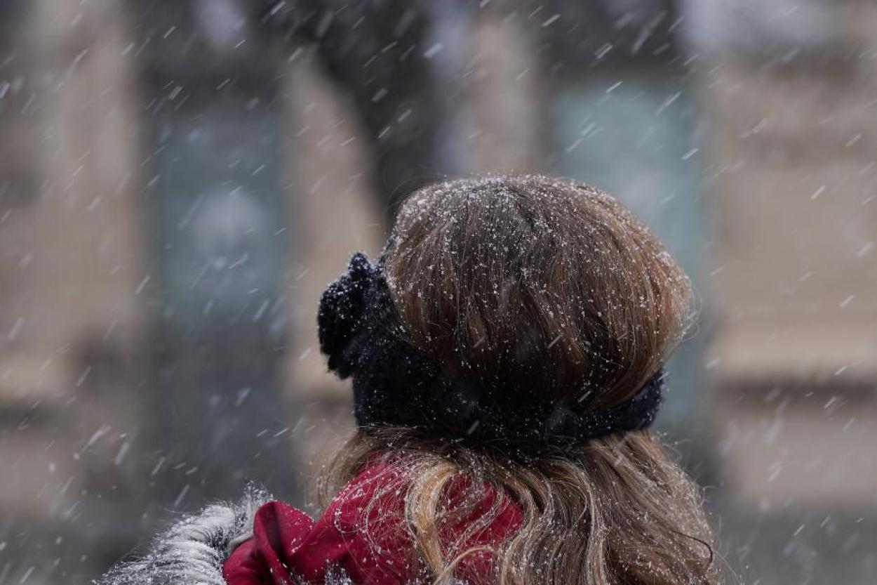 До 10 см снега: в начале следующей недели в Латвии ожидается метель