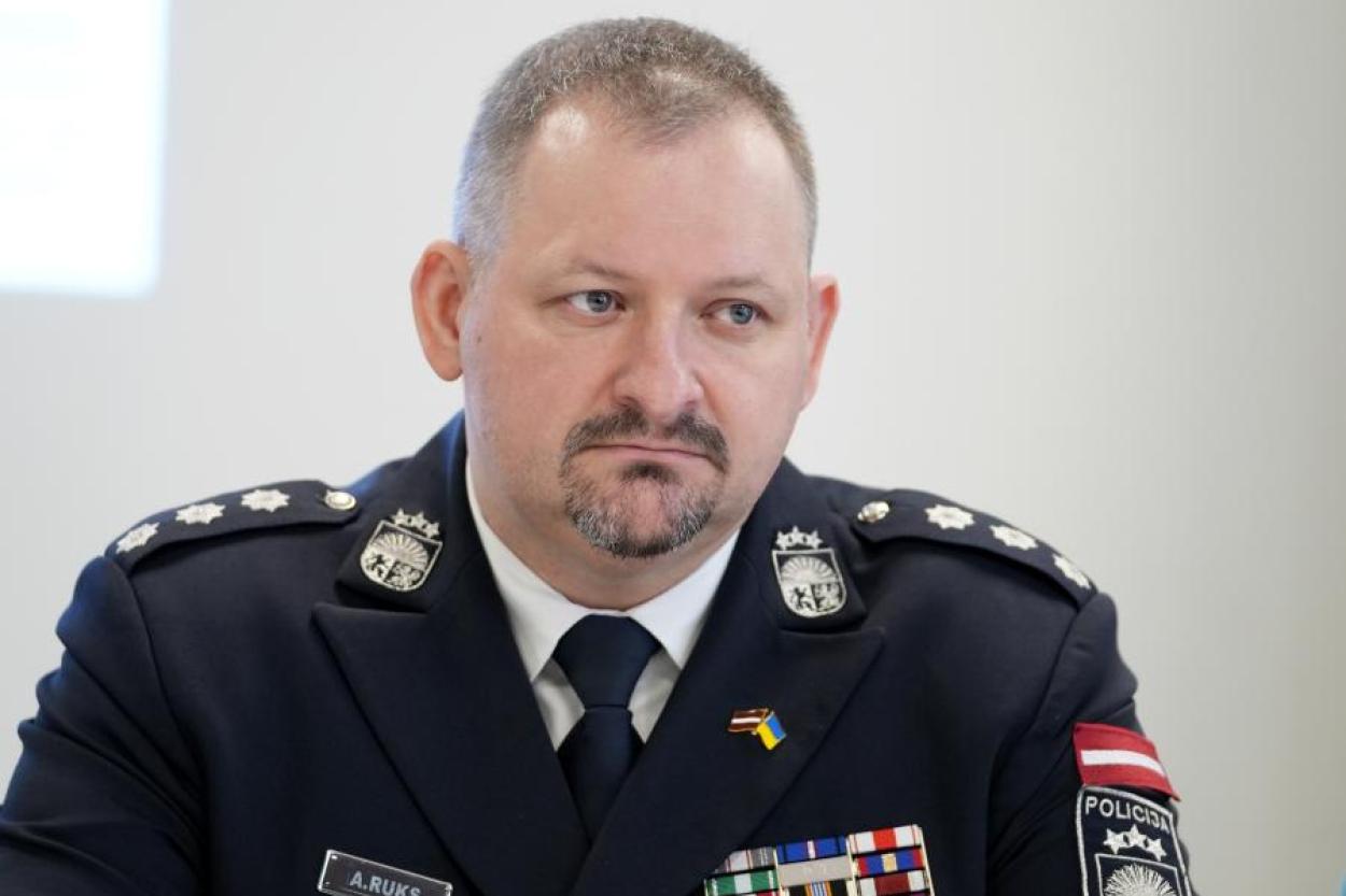 Начальнику латвийской госполиции присвоено звание генерала