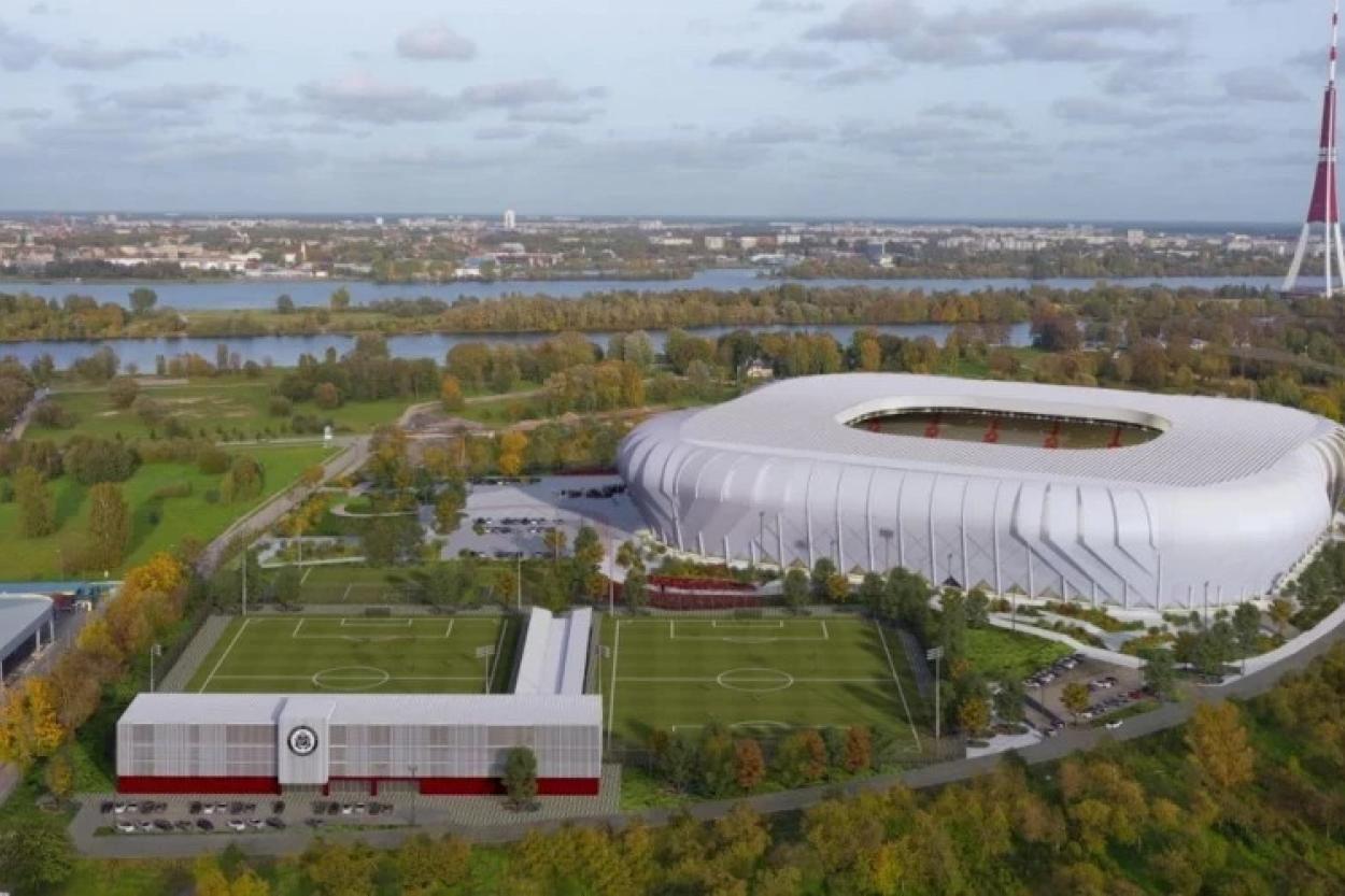 Вокруг проекта строительства стадиона на Луцавсале заметили политические игры