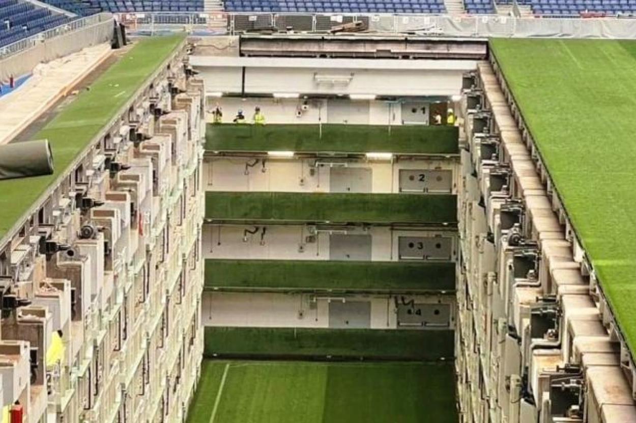 Как выглядит теплица под футбольным полем «Сантьяго Бернабеу»?