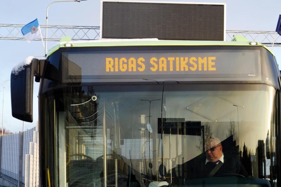 Сегодня в Риге общественный транспорт — бесплатный