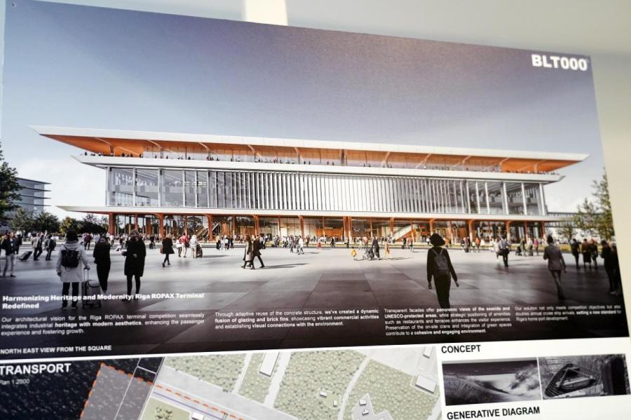 Стало известно, как будет выглядеть новый пассажирский терминал в Рижском порту