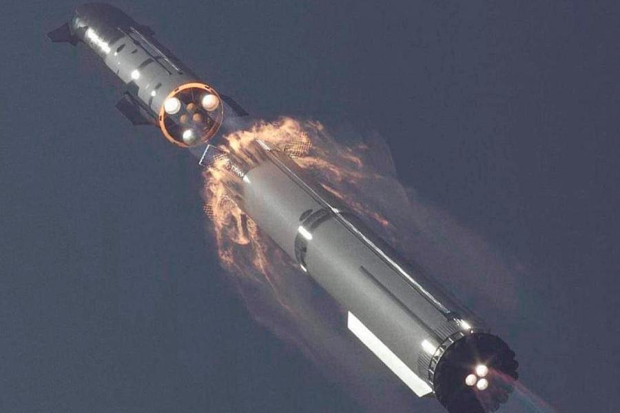 SpaceX провела новый испытательный полёт сверхтяжёлой ракеты «Старшип»