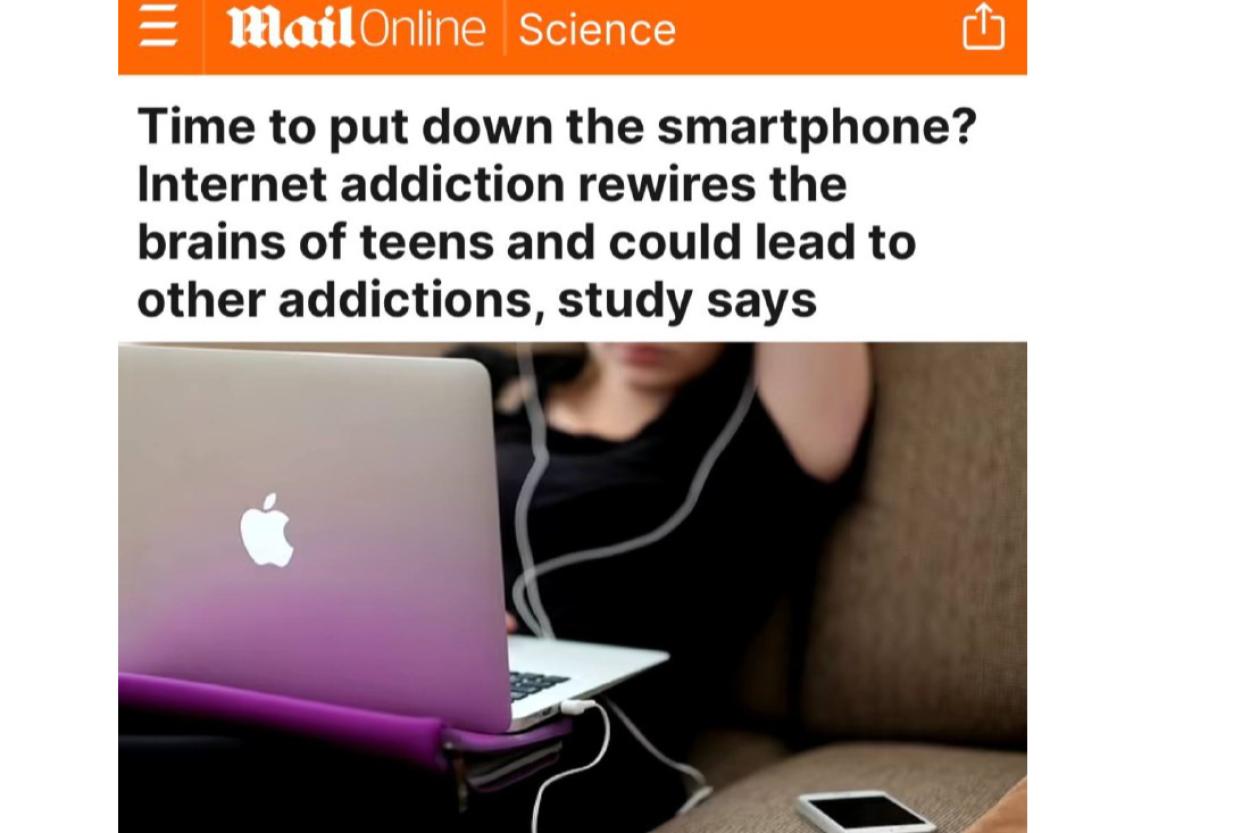 Daily Mail: смартфоны и интернет снижают мозговую активность тинейджеров (ВИДЕО)