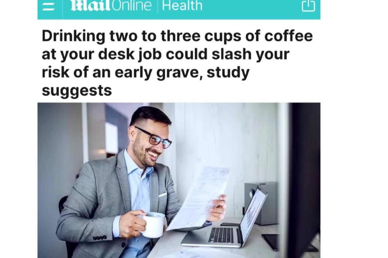 Ты работаешь в офисе: британские учёные разрешили 2-3 чашки кофе в день (ВИДЕО)