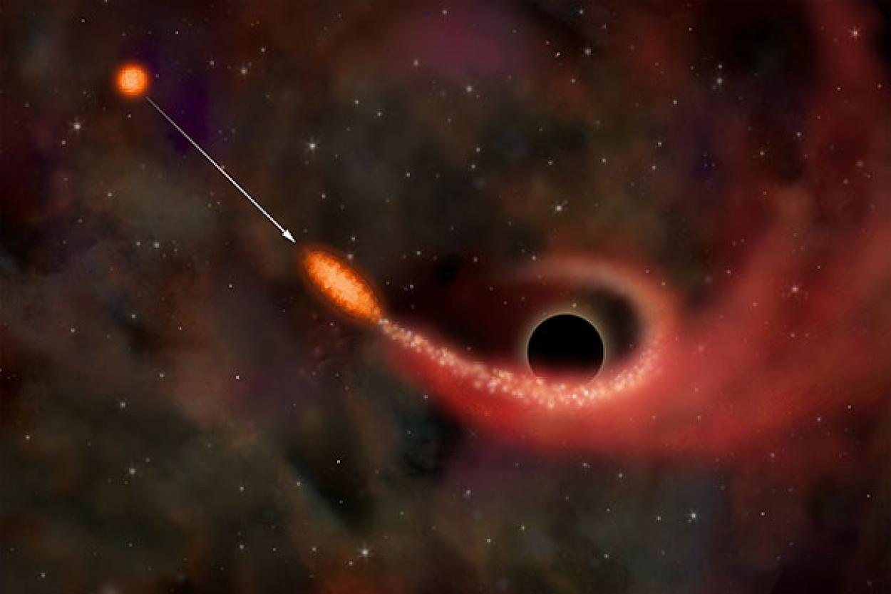 Обнаружена быстрорастущая черная дыра