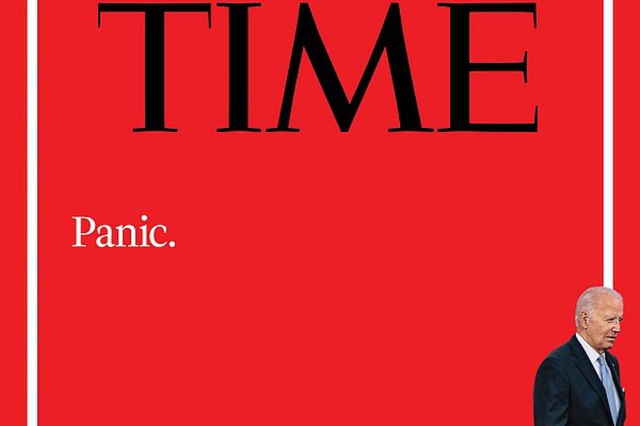 Журнал Time описал ситуацию с Байденом словом «паника»
