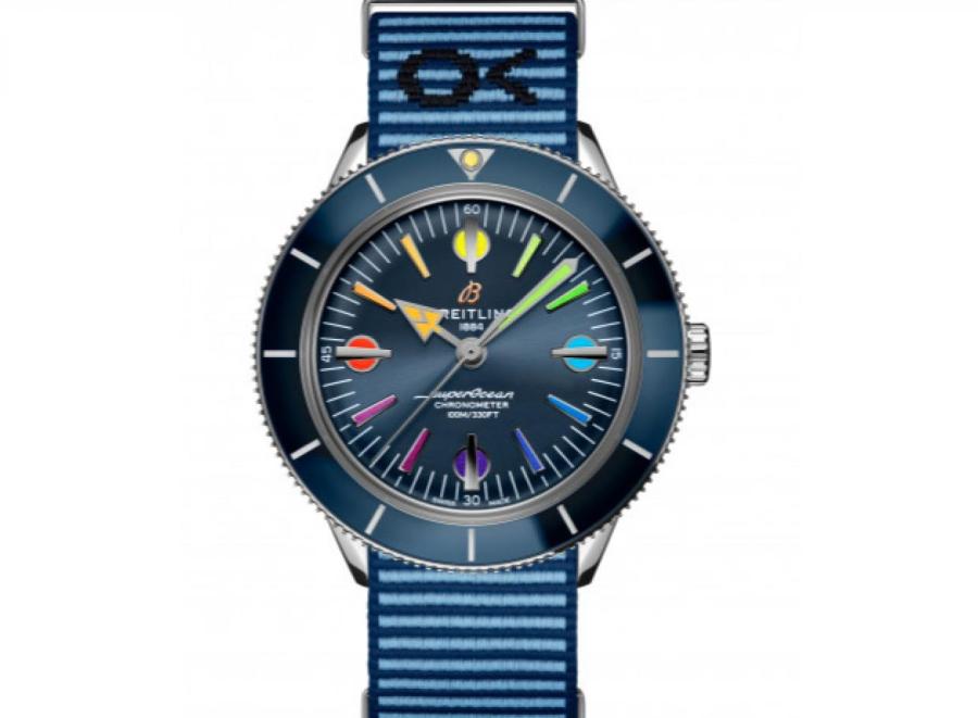 Часы Superocean Heritage 57 Rainbow Limited Edition II, Breitling ПРЕСС-СЛУЖБА