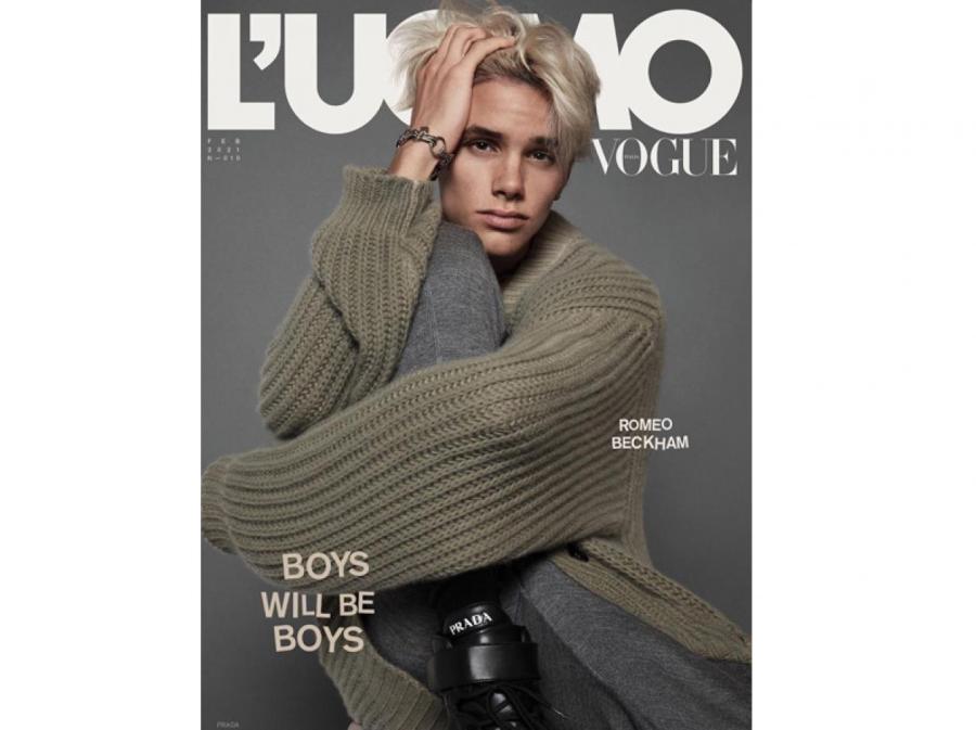 Ромео Бекхэм на обложке LUmo Vogue https://ru.hellomagazine.com/