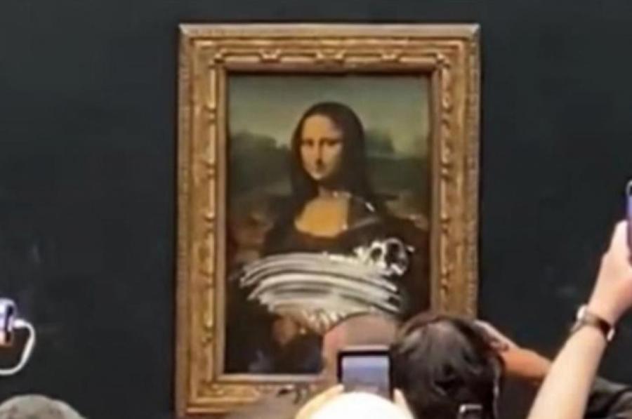 "Мона Лиза" после нападения
