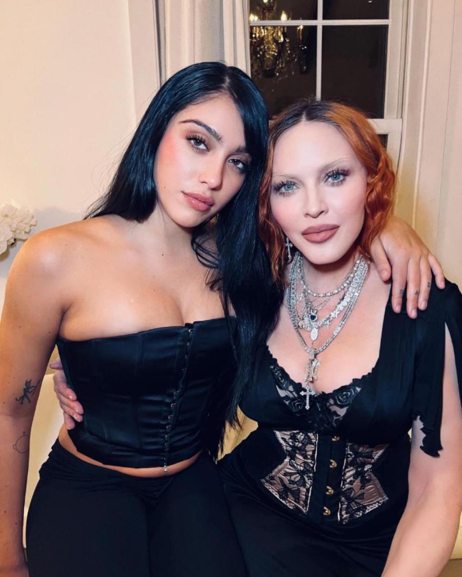Мадонна с дочкой Лурдес Леон