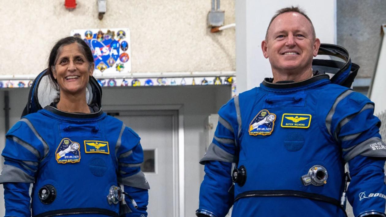 К полету готовятся астронавты Суни Уильямс и Бутч Уилмор. (фото NASA)