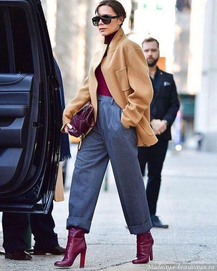 Водолазка и джинсы