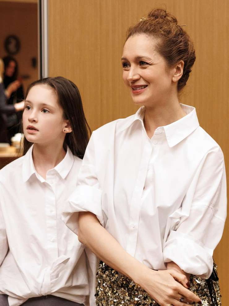 Виктория Исакова с дочерью Варварой