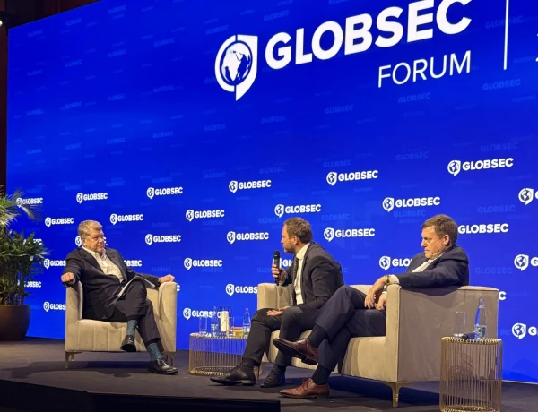 Изображение к статье: Глава МИД Эстонии Маргус Цахкна на GLOBSEC