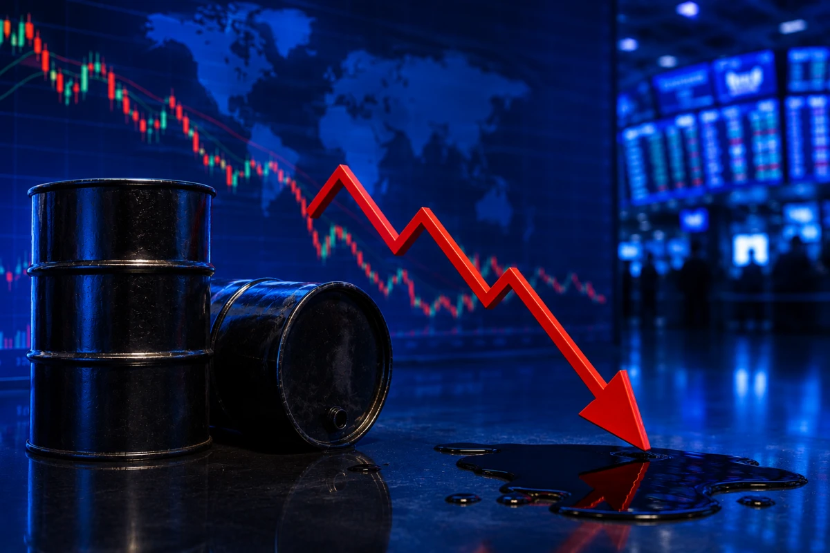 Изображение к статье: Цены на нефть обвалились после заявлений из США