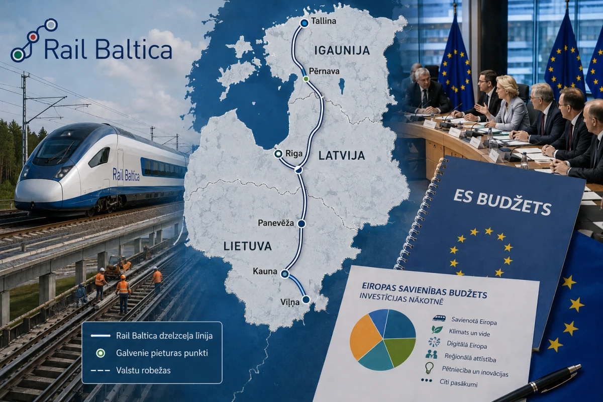 Изображение к статье: Проект Rail Baltica и финансирование ЕС