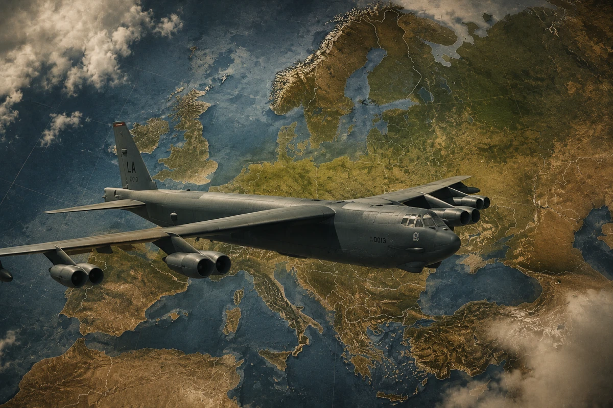 Изображение к статье: Полет стратегического бомбардировщика