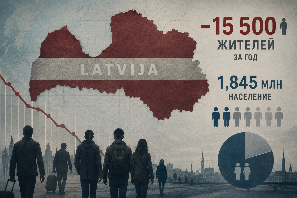 Изображение к статье: Снижение населения Латвии