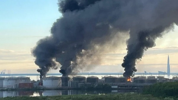 Пожар в Санкт-Петербурге