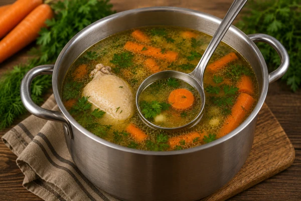 Нужно ли обязательно сливать первый бульон при варке мяса или курицы?